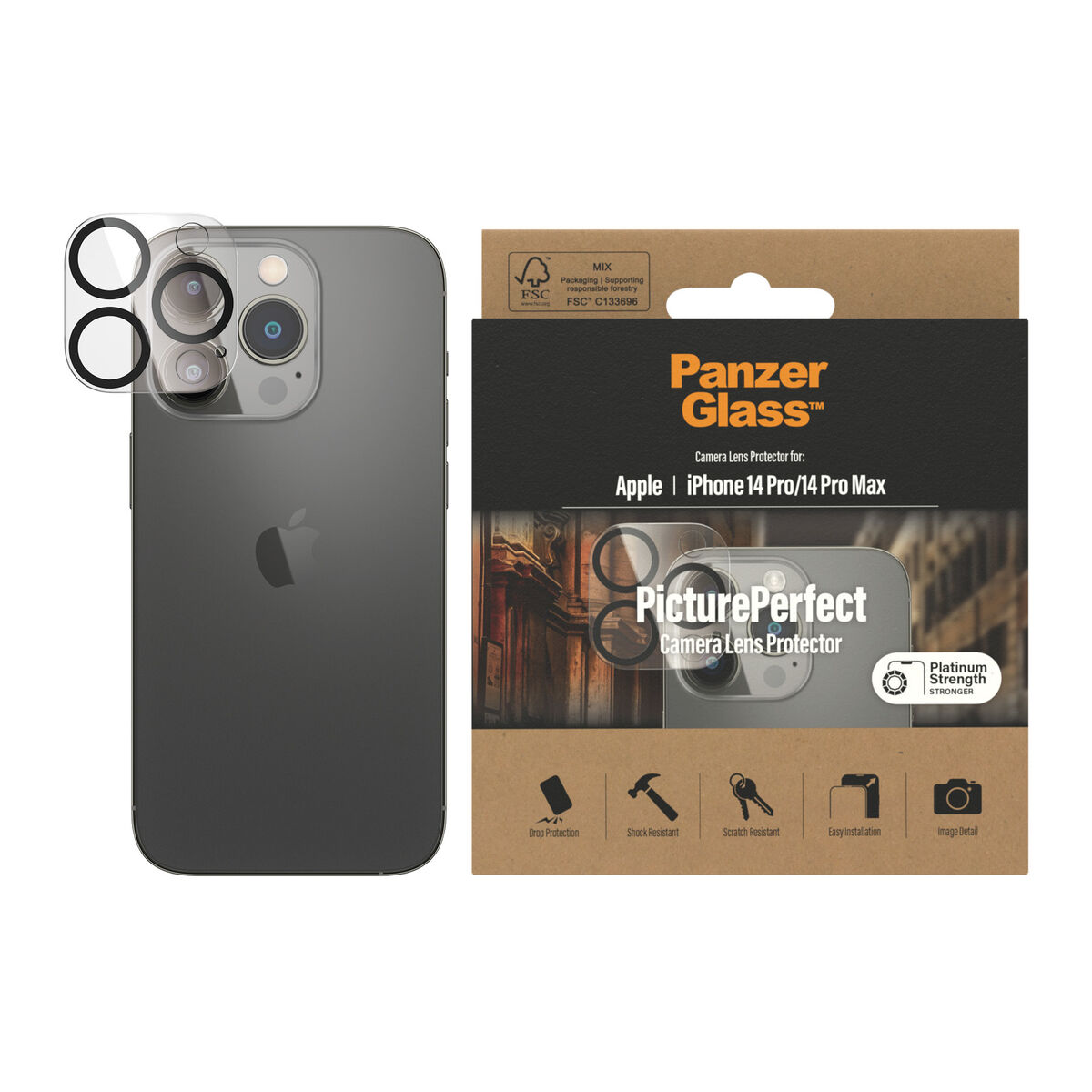 Schermbeschermer Panzer Glass 0400 Apple iPhone 14 Pro